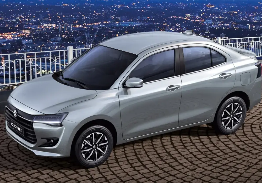 Suzuki Dzire Híbrido color plateado